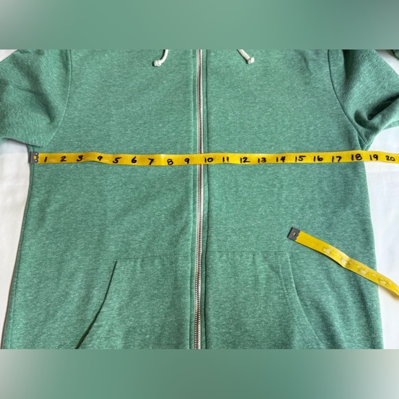 THREADS 4 THOUGHT Men’s green full zip hoodie jacket size S - Picture 11 of 12